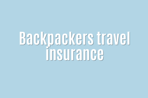 Ultimate: Backpackers travel insurance &mdash; Superb