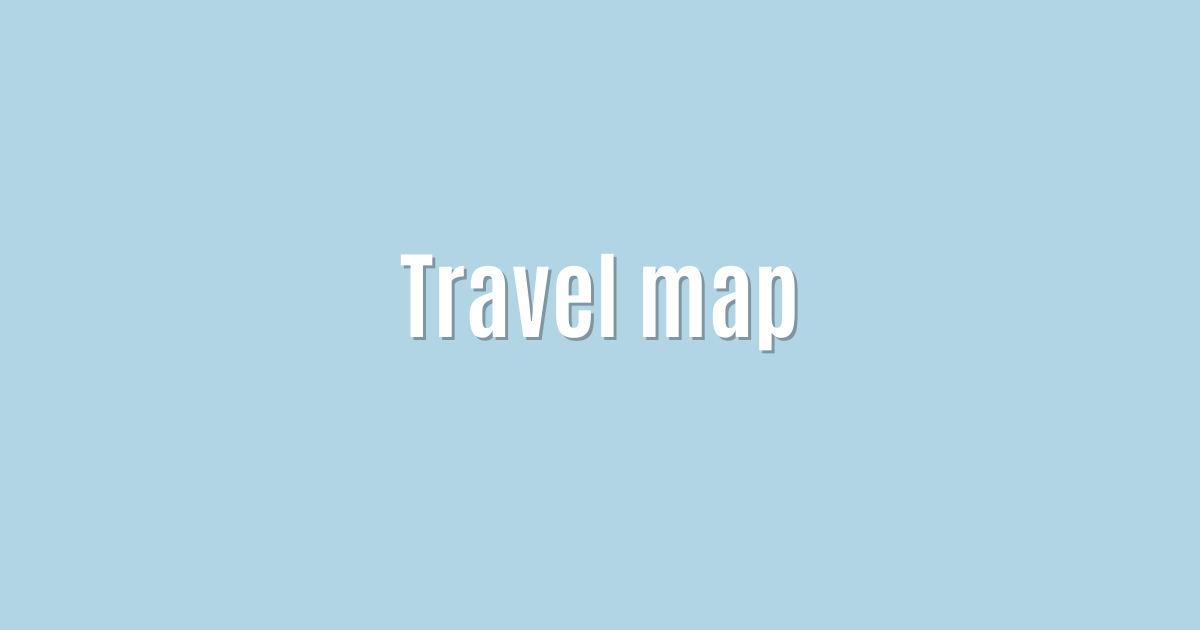 Travel map