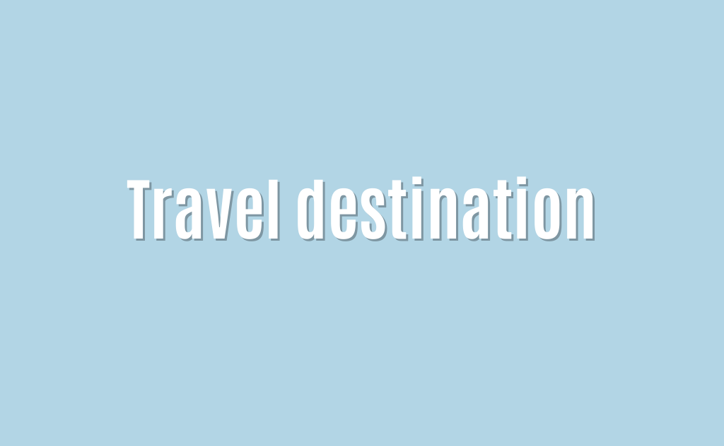 Ultimate: Travel destination — Winning 2 Travel destination