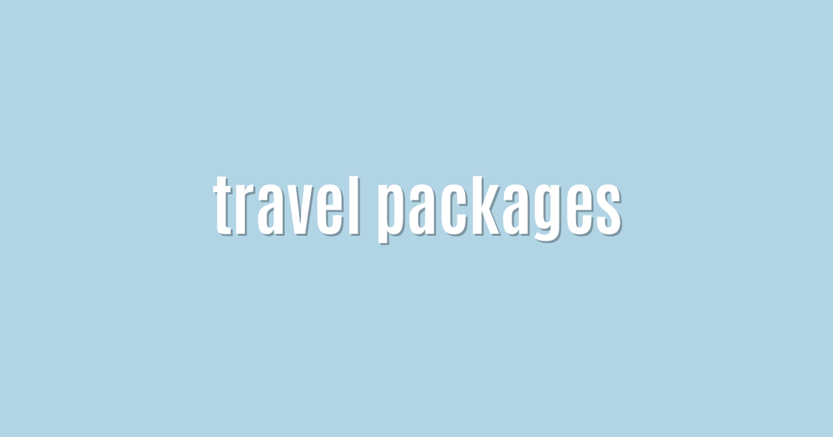 travel packages