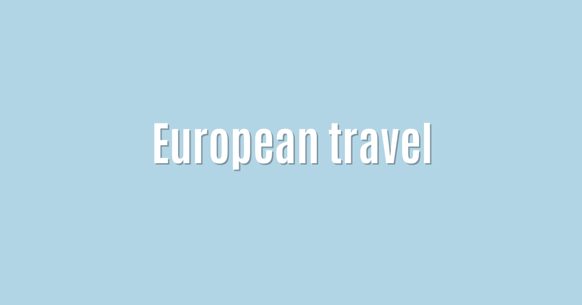 European travel