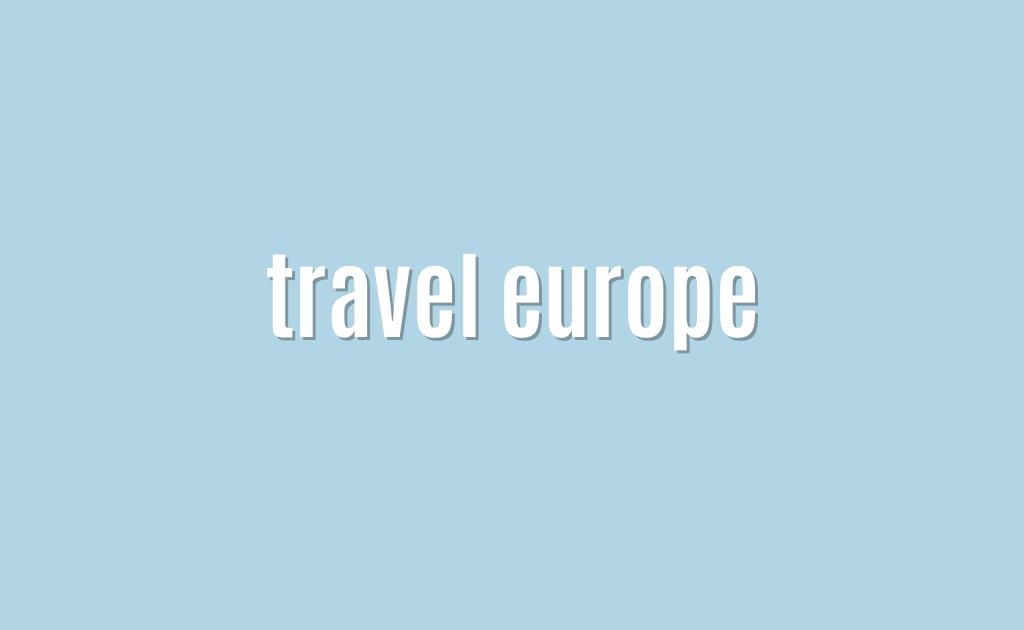 travel europe