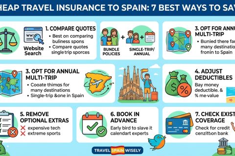 Cheap Travel Insurance to Spain: 7 Best Ways to Save