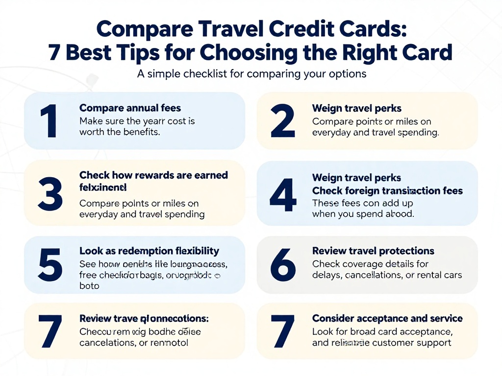 Compare Travel Credit Cards: 7 Best Tips for Choosing the Right Card