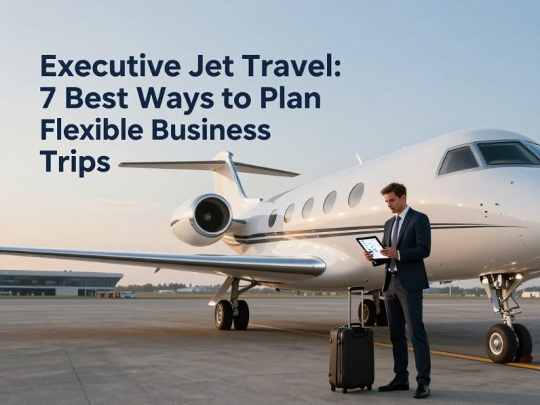 Executive Jet Travel: 7 Best Ways to Plan Flexible Business Trips