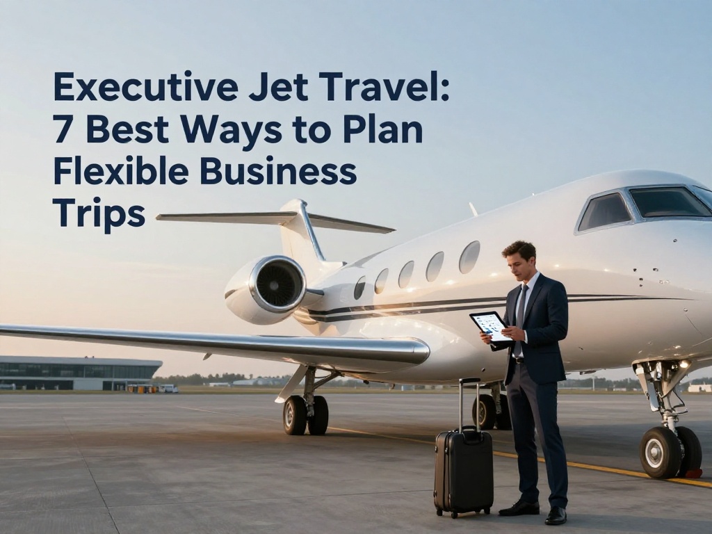 Executive Jet Travel 7 Best Ways to Plan Flexible Business Trips