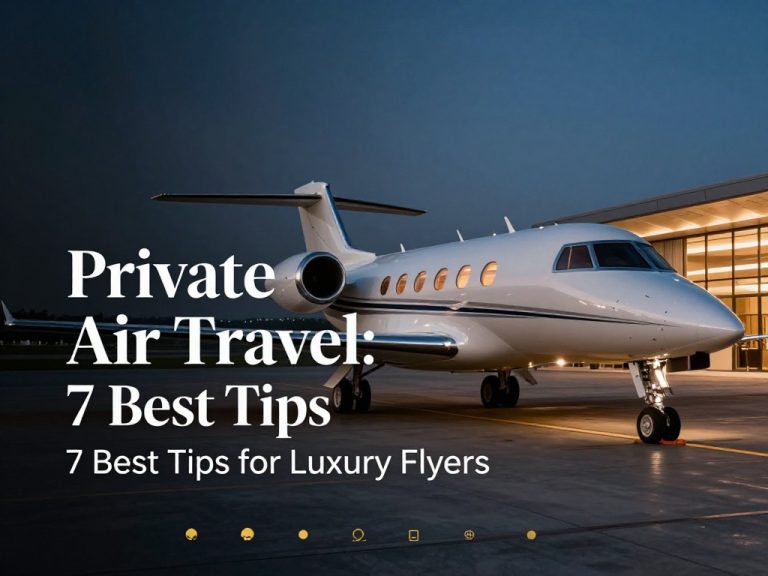 Private Air Travel: 7 Best Tips for Luxury Flyers