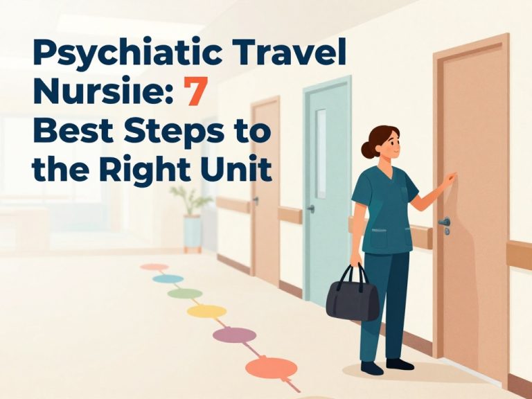 Psychiatric Travel Nursing: 7 Best Steps to the Right Unit