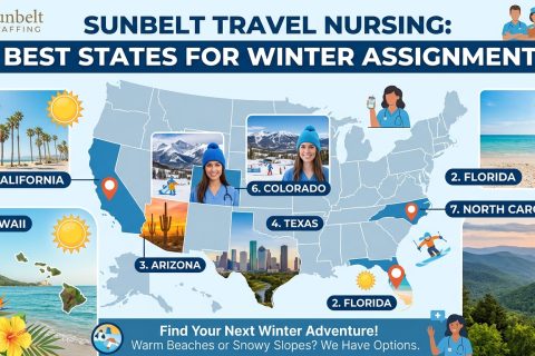 Sunbelt Travel Nursing: 7 Best States for Winter Assignments