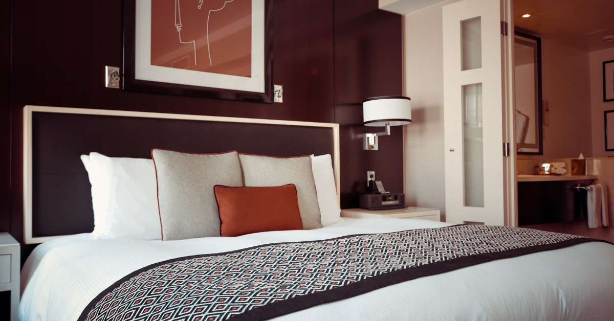 A hotel room booked through Expedia Travelocity Expedia Orbitz, showing the room type that determines the final price